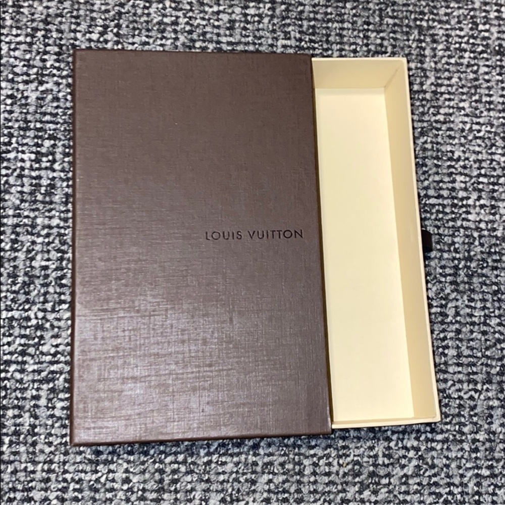 Authentic Louis Vuitton box. Brown with drawer